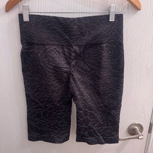Gymshark Black Patterned Athletic Shorts